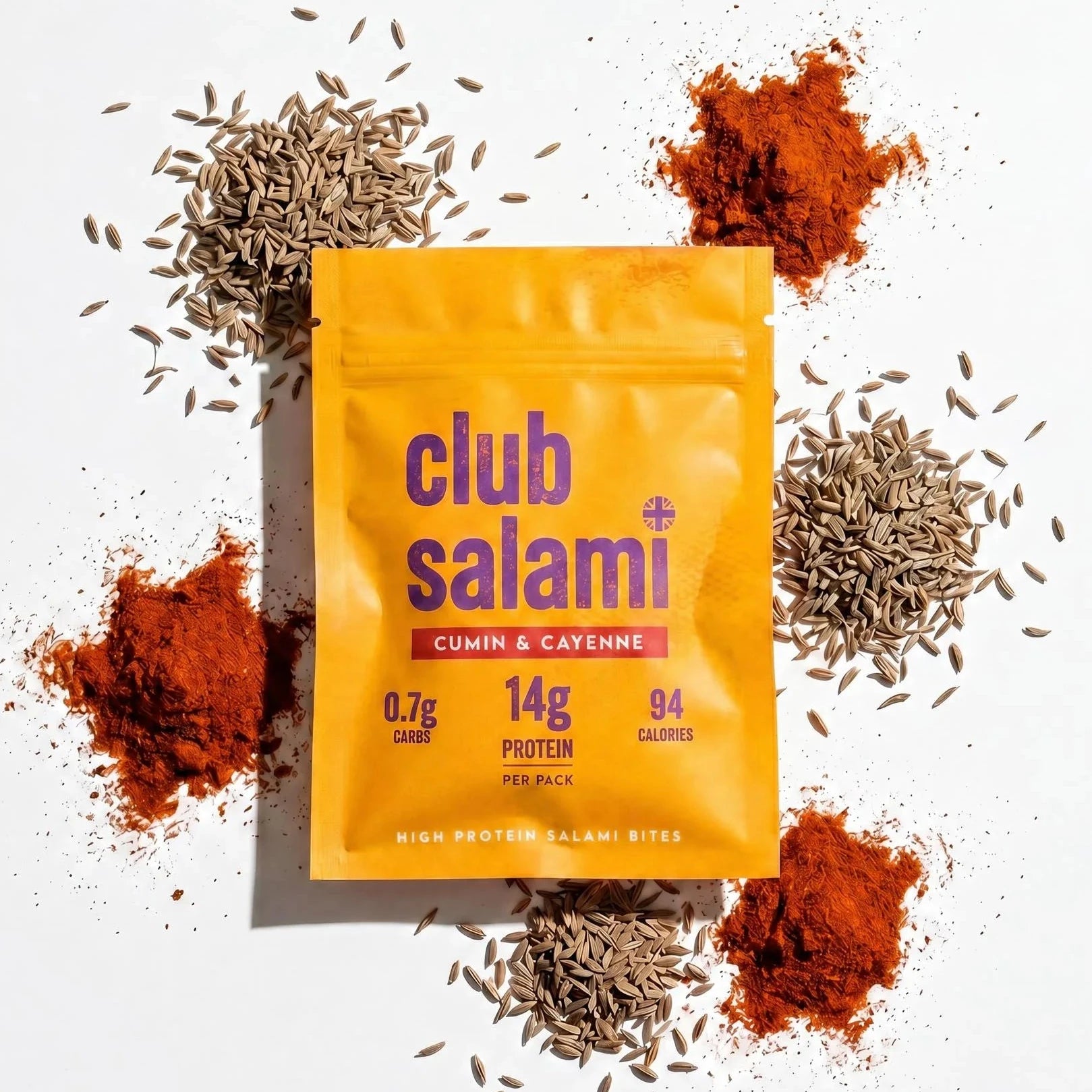 Cumin & Cayenne Salami Bites (Box 12 Packs)