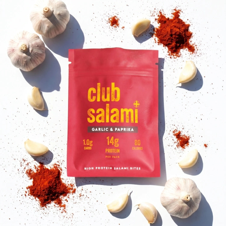 Garlic & Paprika Salami Bites (Box 12 Packs)