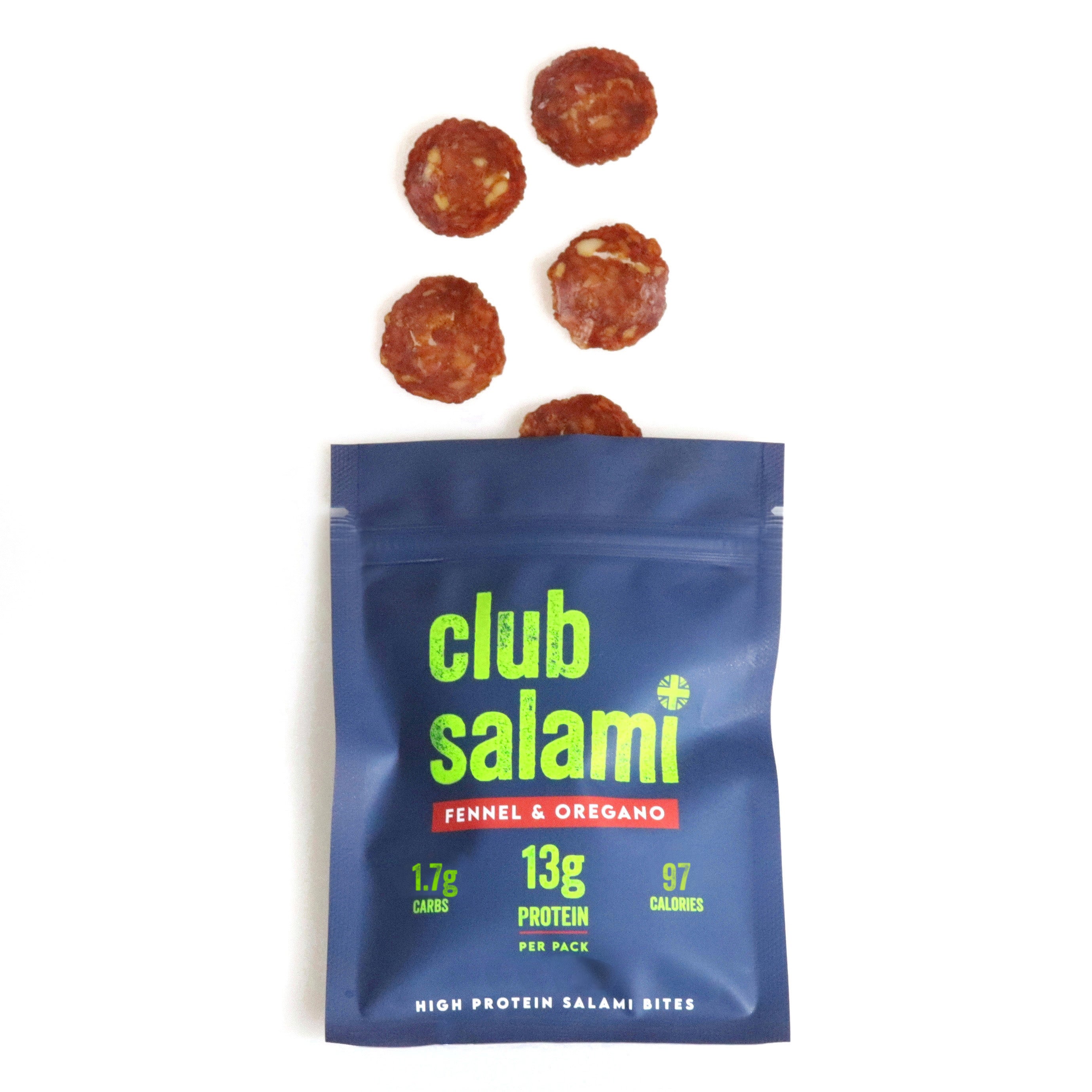 Fennel & Oregano Salami Bites (Box 12 Packs)